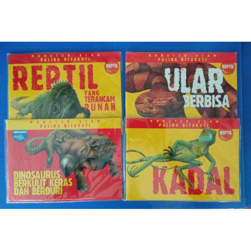 Paket 4 Buku : Monster Alam Paling Ditakuti