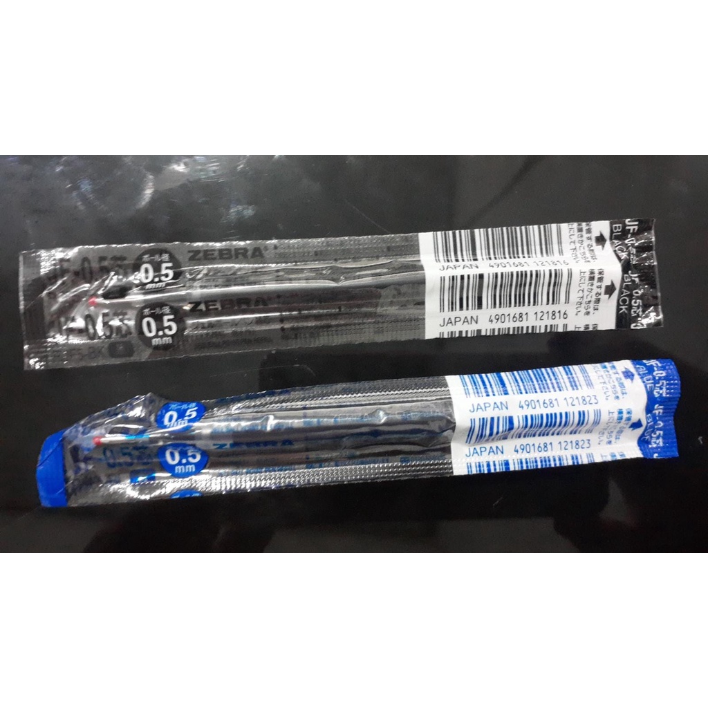 

Zebra Refill Pulpen Sarasa 0.5 Hitam / biru