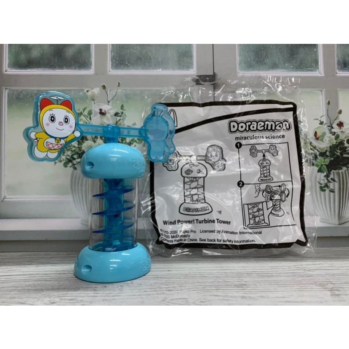 Happy Meal McDonald Doraemon Wind Power Turbine Power - MISP LESISH