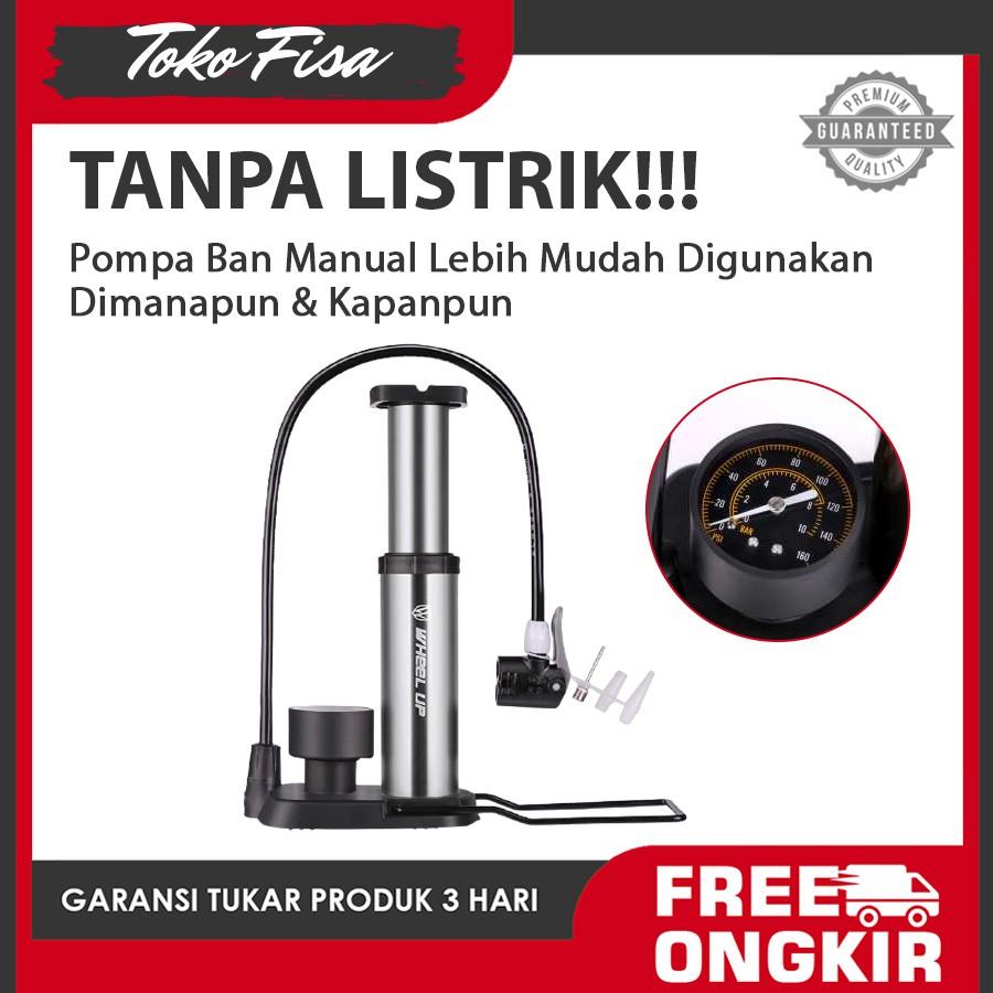 Pompa Angin Ban Sepeda Pompa Ban Manual Pompa Angin Portable