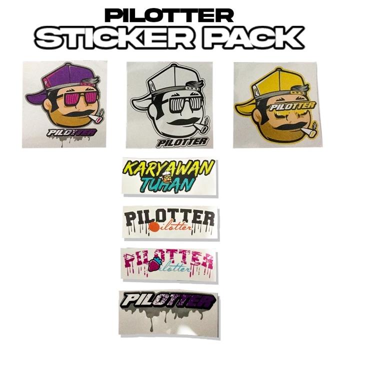 Serbu Puas STIKERPACK PILOTTER ORIGINAL PILOTTER BRAND PILOTTER CO PILOTTER DISTRO