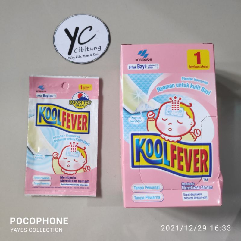 COD Koolfever kompres Demam Bayi 0 - 2 Tahun Newborn Pink Anak Kids 2+ Thn Biru Tua Muda Ekonomis kool fever Penurun panas demam kolfiver kulfiver kulvever kolfiver