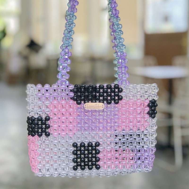 Biduri bag READY (Beaded bag / Tas manik-manik / Tas Mutiara)