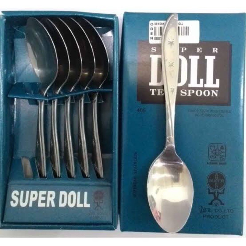 SENDOK GARPU MAKAN STAINLESS SUPER DOLL 1/2 LUSIN ORIGINAL