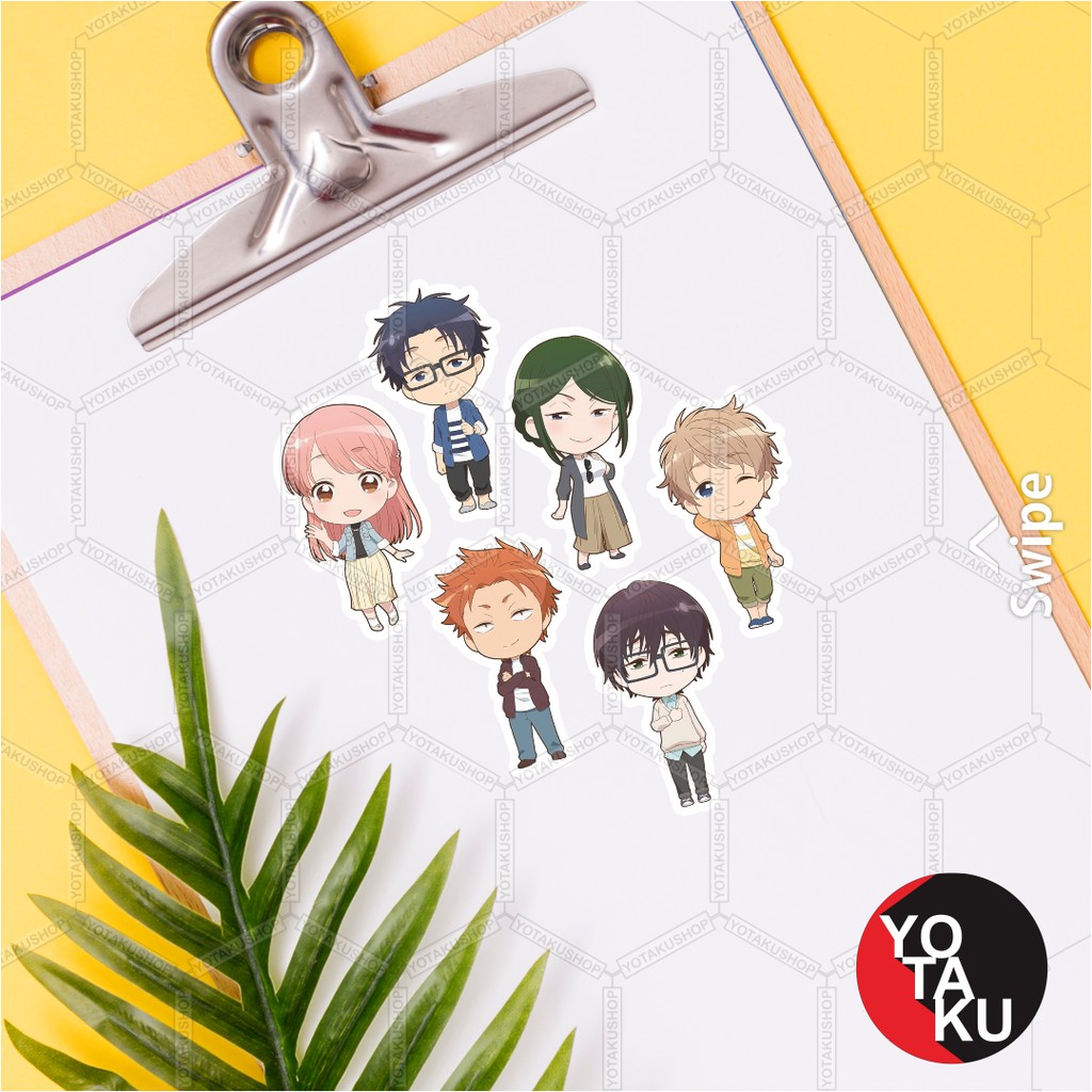 

Stiker Sticker Anime Wotakoi Love is Hard for Otaku SA10204 YOTAKUSHOP