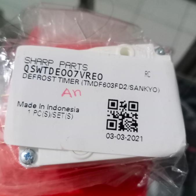 timer defrost kulkas sharp original.