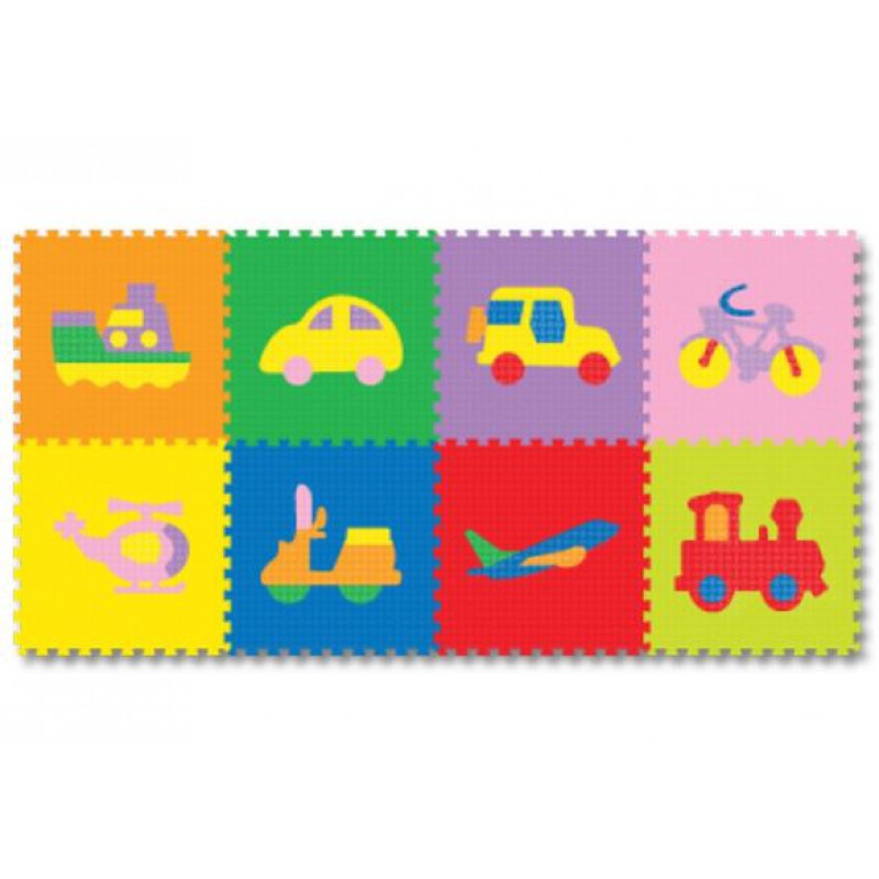 Evamats Puzzle Transportasi - 8 Pcs