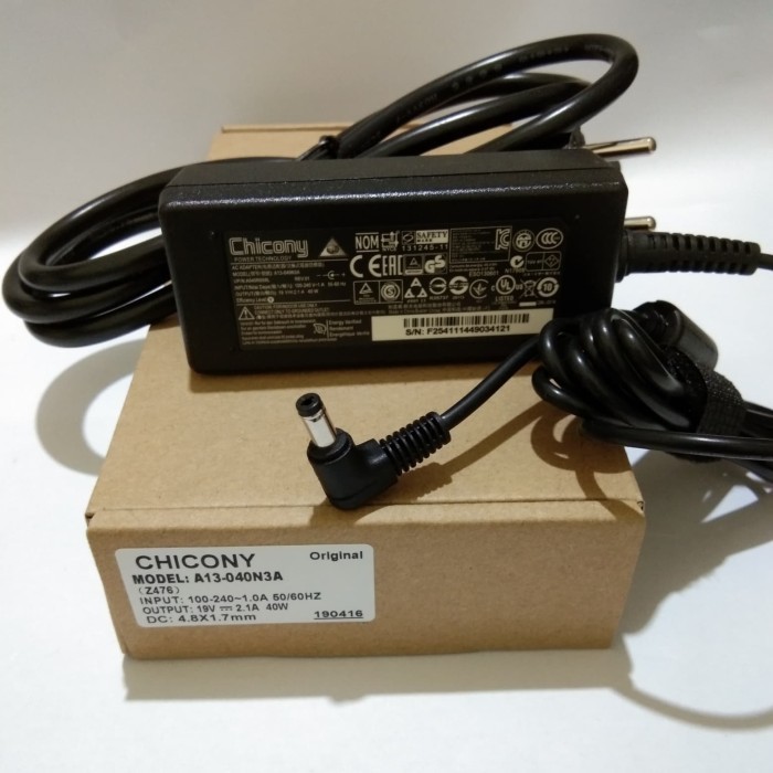 Adaptor Charger Original Acer Chicony 19V 2.1A For Laptop Z476 Series