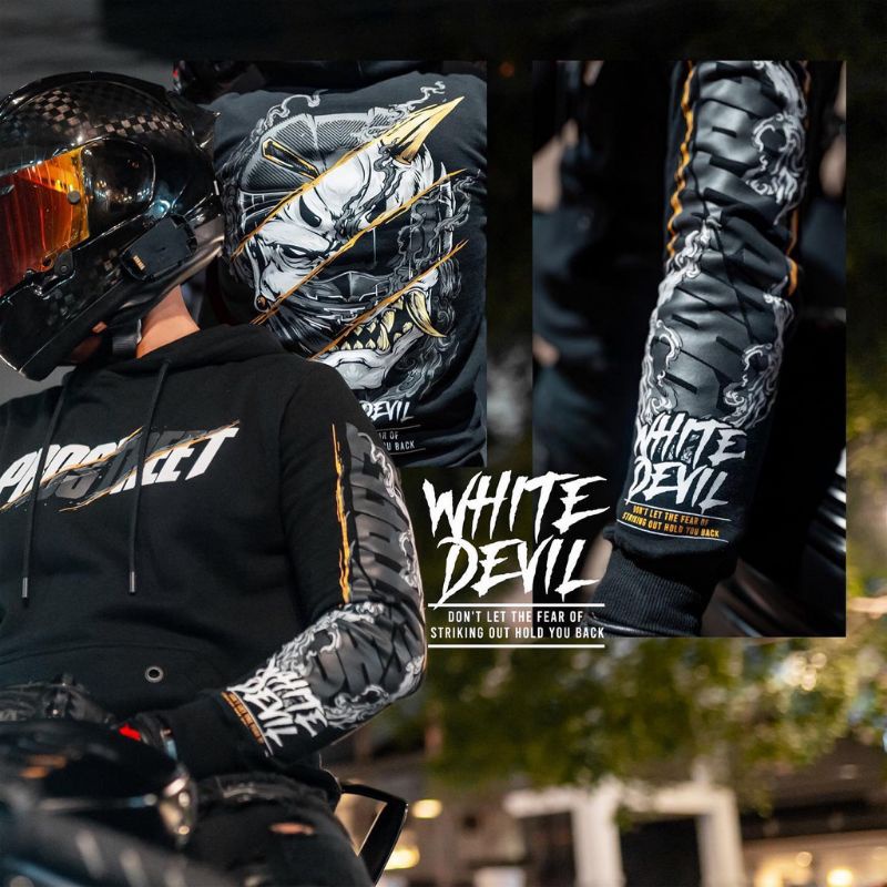 TURUN HARGA ! Prostreet Hoodie Sunmori Prostreet White Devil New Terbaru / Hodie Hoddie Prostreet Sunmori Pria Wanita Premium