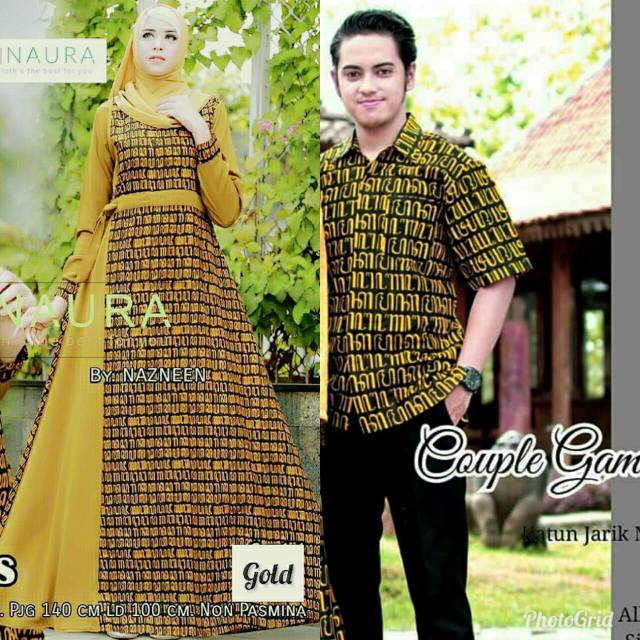 GROSIR COUPLE KHAIRANI DRESS aksara