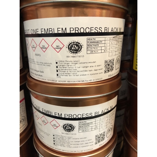 Tinta Cetak , Cemani Toka , Best One Emblem Process Black M