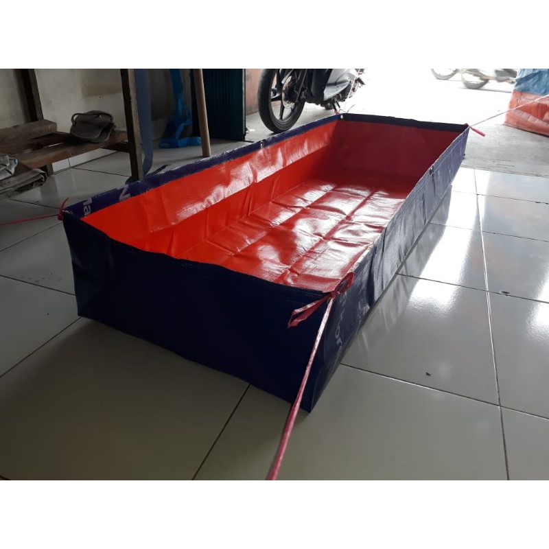 terpal kolam ikan TYPE A12 ukuran (150×50×25)