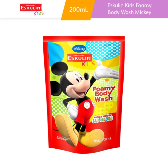 Promo Eskulin Kids Foamy Body Wash Refill 200Ml Terbatas