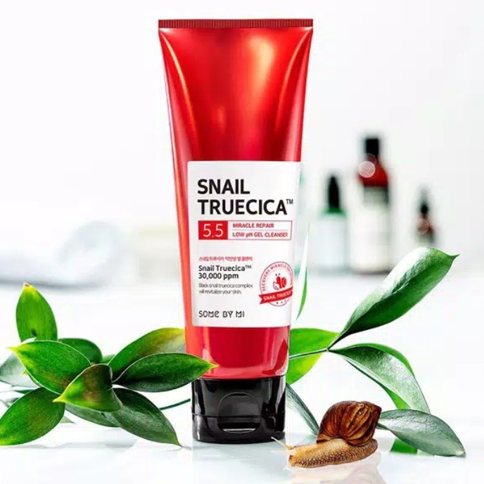 ★ BB ★  [BPOM] SOMEBYMI Snail Truecica Miracle Repair Low pH Gel Cleanser 100ml - SOME BY MI