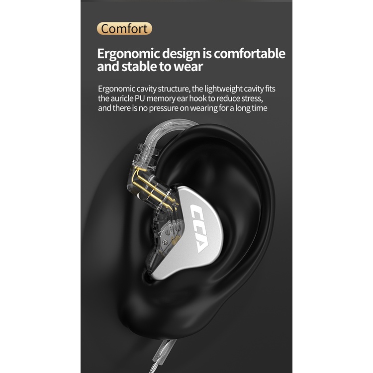 CCA CRA Plus CRA+ In Ear Earphone High Polymer Diaphragm Monitor In Ear Monitor alternative KZ ZEX Pro KZ ZSN Pro X KZ EDX Pro TRN MT1 Pro Moondrop CHU