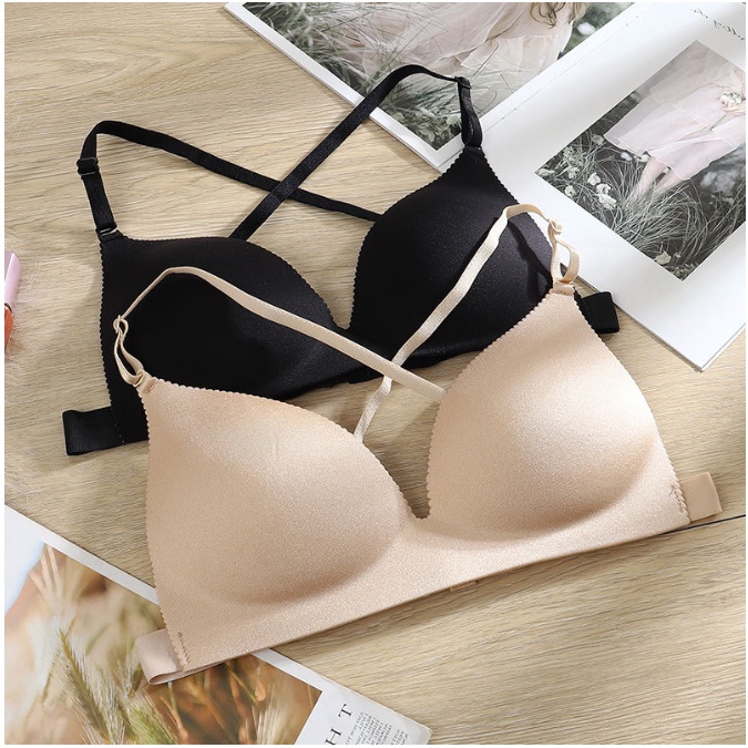 Bra Pushup Tanpa Kawat 3D Pushup Pakaian Dalam Wanita Seksi fashion korea