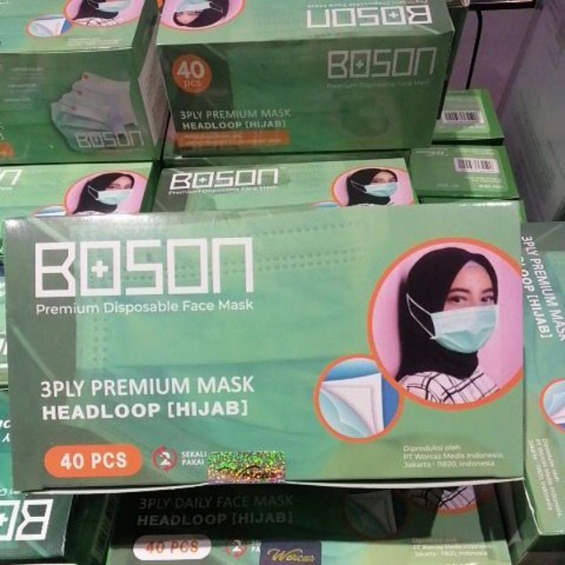 Masker Medis Boson Hijab