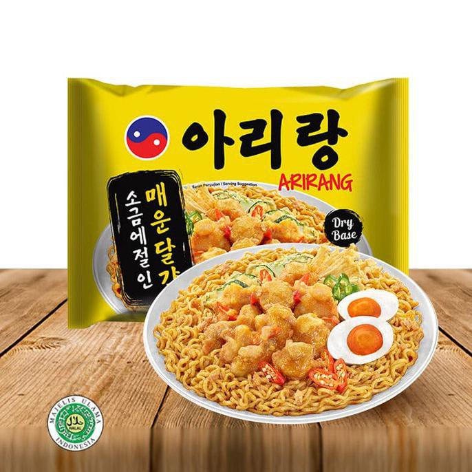 TURUN HARGA Mie Korea Arirang Spicy Salted Egg Fried Noodle 125gram MN248