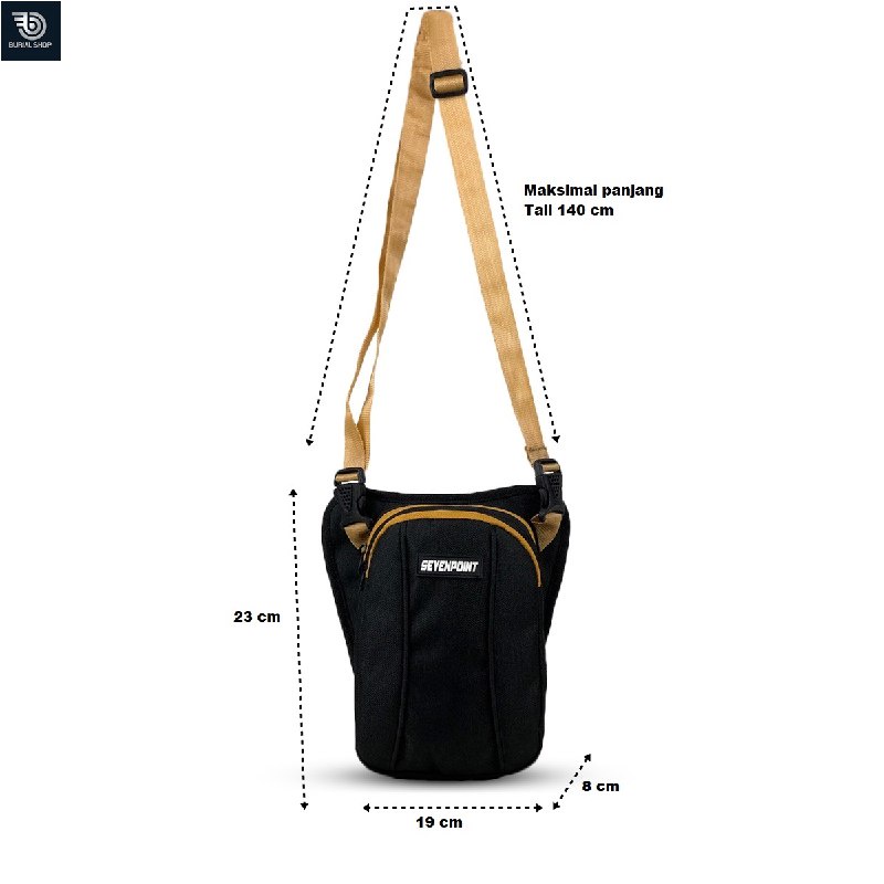 Tas Selempang Sevenpoint Wasitbag Paha Distro Original Pria Wanita BS