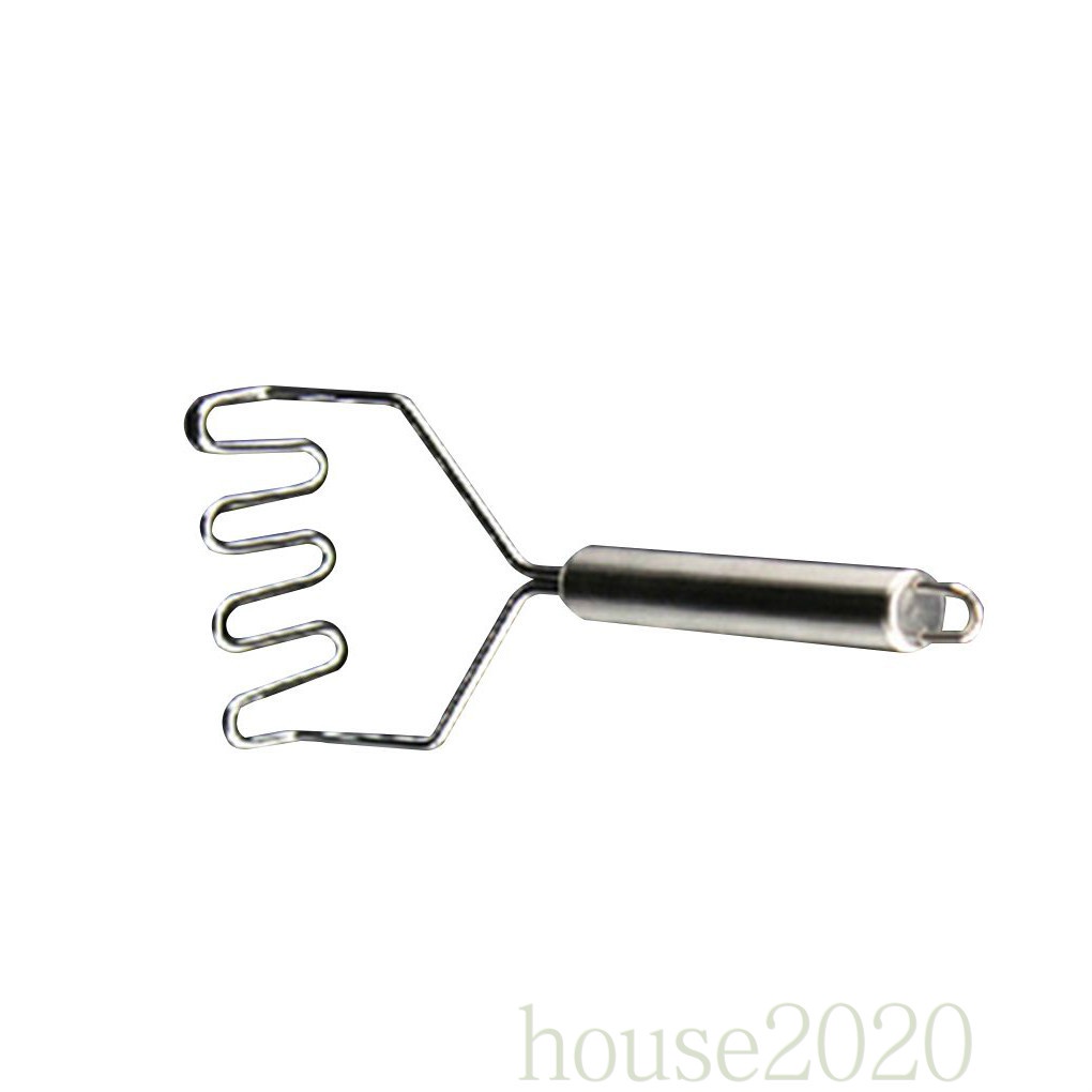 [house2020]Stainless Steel Potato Masher Practical Kitchen Gadgets Potato Ricer Press