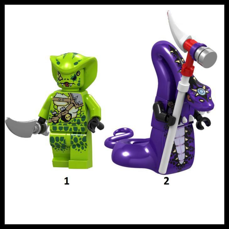 Ninjago Chokun Chap Rai Constrictai Serpentine Ular Minifigure Lego Kw