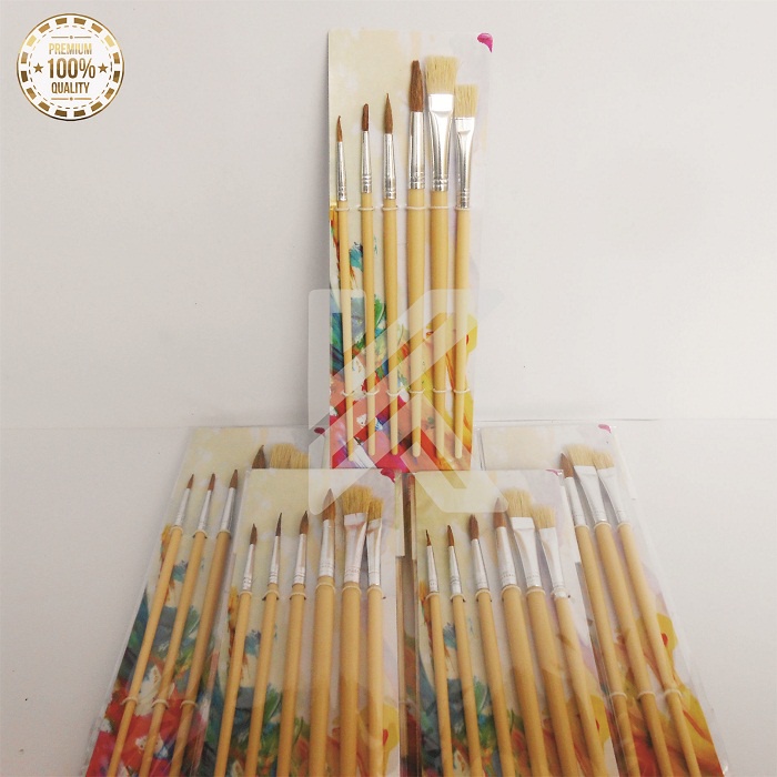 

Kuas Lukis Set 6 pcs Original