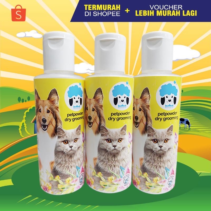 Bedak Kucing Anjing Kelinci ANTI JAMUR NON PARFUM