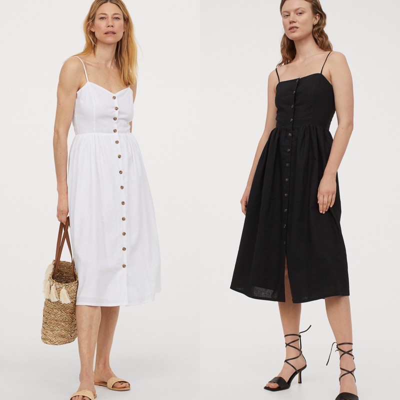 HM Linen Blend Dress