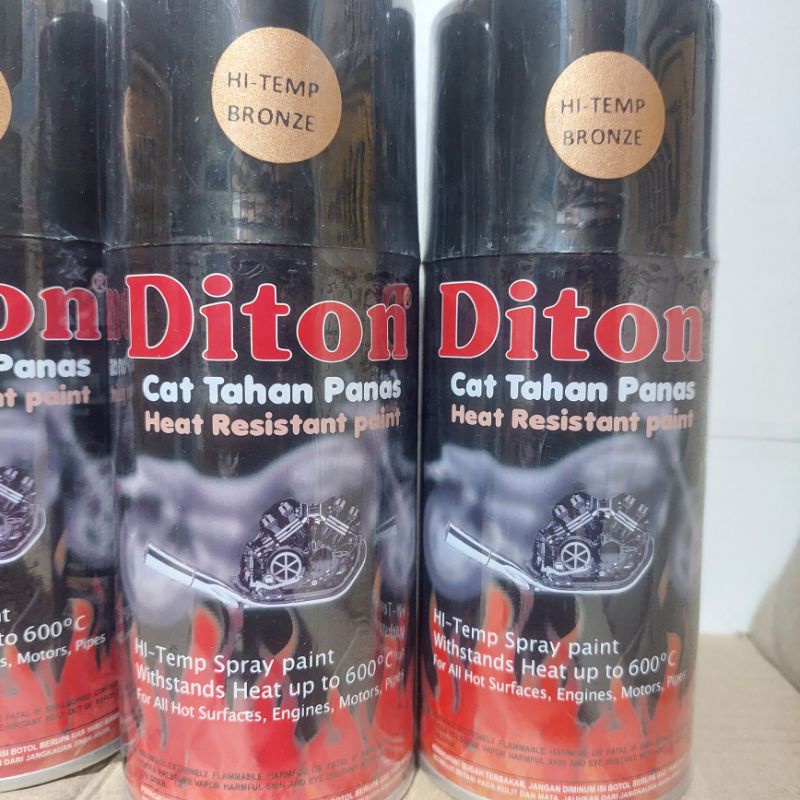 Pilok Cat Diton Anti panas Hi temp Bronze 300cc Cat Semprot Tahan Panas Diton Bronze Ukuran Besar 300cc