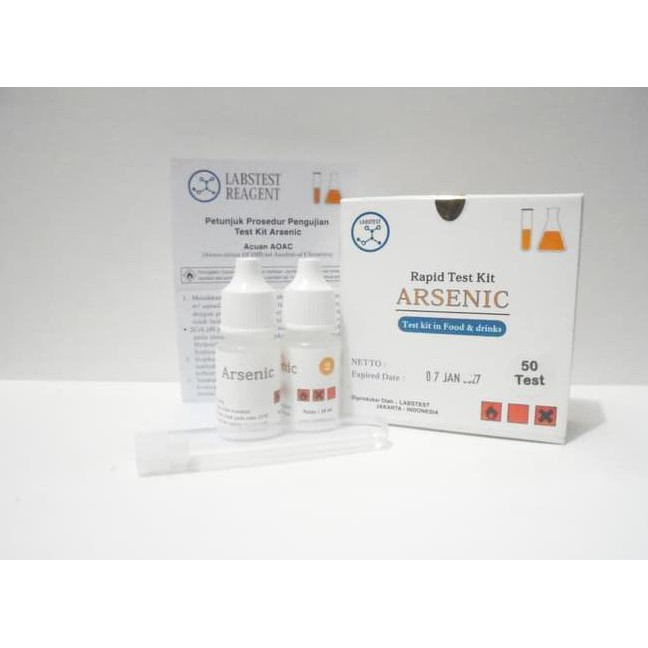 Diskon Test Kit Arsen / Arsenic Test Kit As / Reagen Uji Cepat Arsenik Termurah
