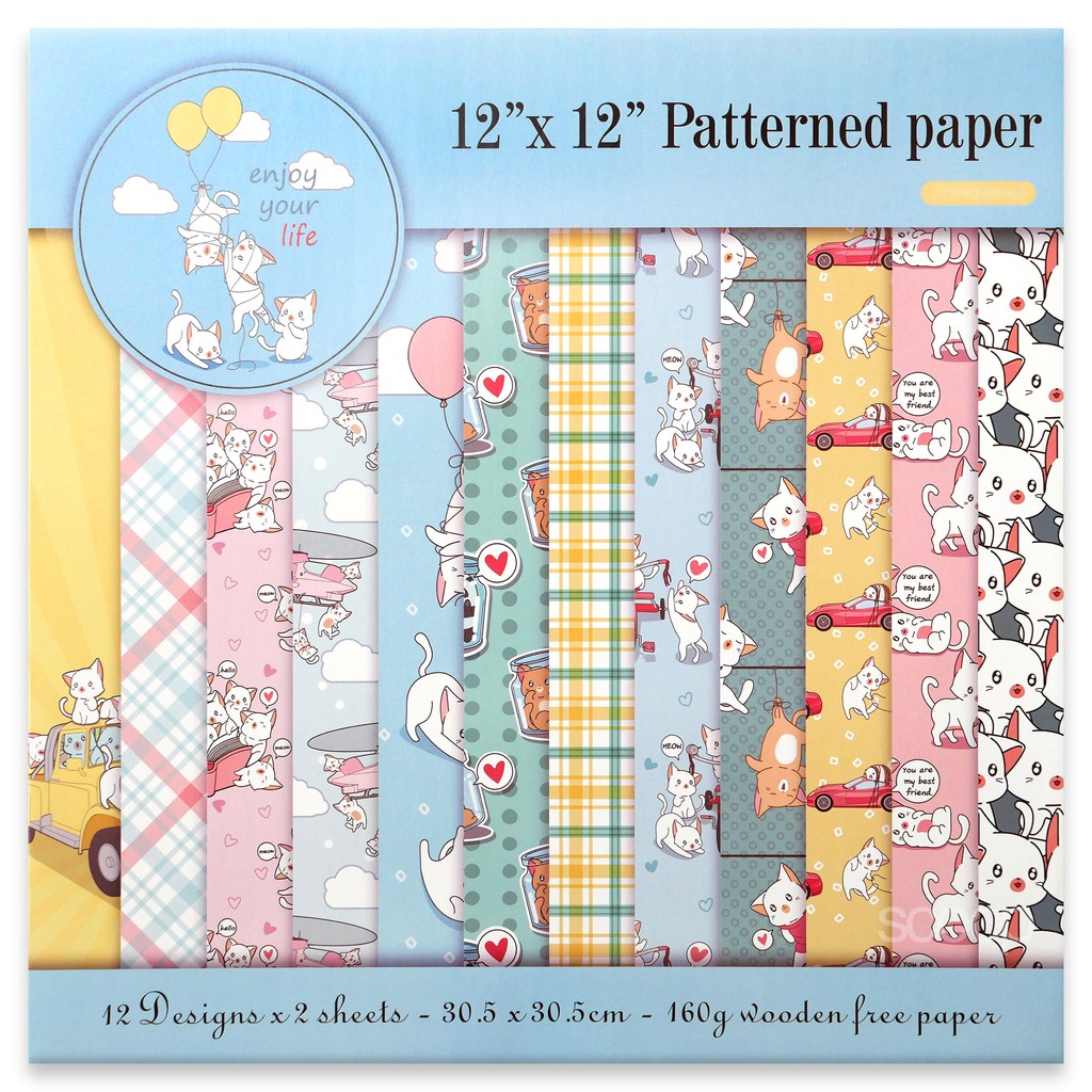 

Scoop SCRAPBOOK PAPER 30.5x30.5cm Cat 63090801