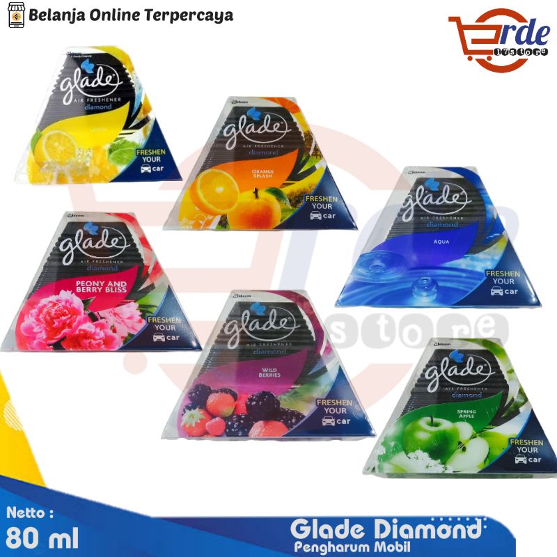 Jual GLADE Diamond Pengharum Mobil 80 ml Shopee Indonesia