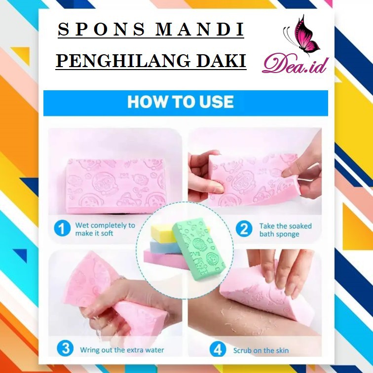 [DEASTORE] TERLARIS #1 SPONS MANDI DAKI | BUSA SPONGE | SPONGE DAKI | BUSA DAKI | SPONS MANDI BAYI