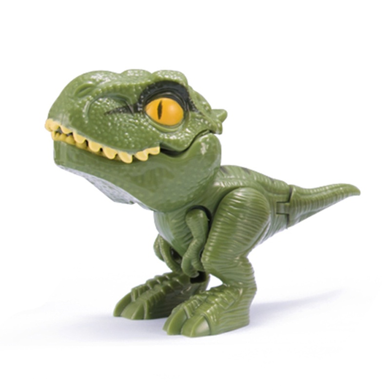 Mary Snap On Mainan Wayang Jari Dinosaurus Action Figure Model Patung Hewan Anak Patung Dino Interaktif Meja Mainan4