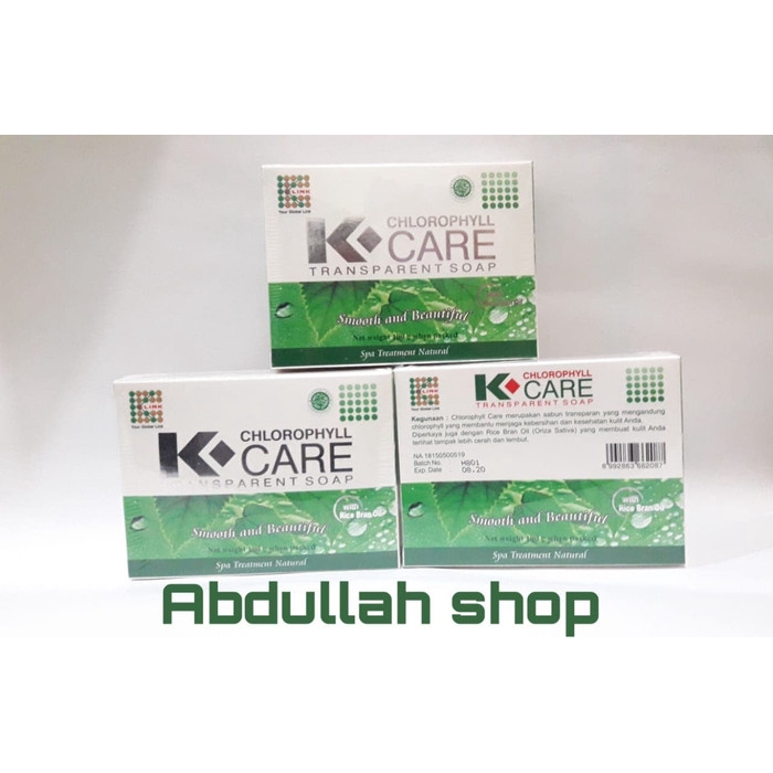 SABUN TRANSPARENT CHLOROPHYLL KLINK