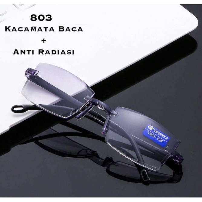 Kacamata Baca  Auto Fokus Lensa Plus Anti Radiasi +1.00 s/d + 4.00 Kacamata Pria Reading Glasses 803 Premium Kacamata Membaca Bisa Jalan dan Nonton TV