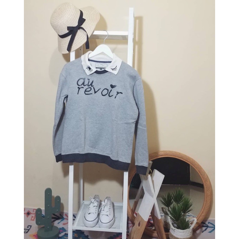 [Preloved] Au Revoir Collar Sweater