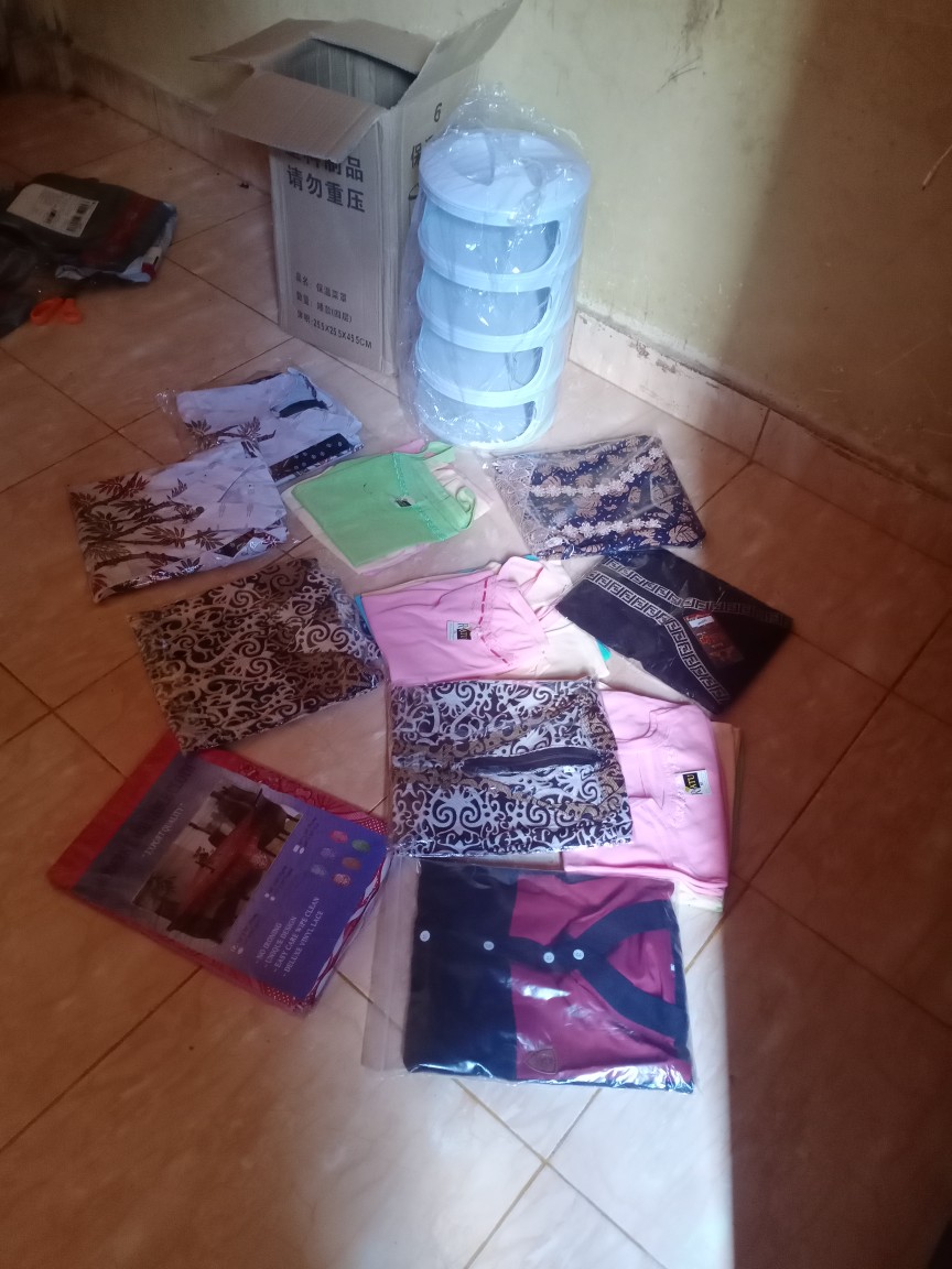 Couple Atasan Batik Dolby Hem Pria Wanita Terlaris | Batik Couple Pekalongan