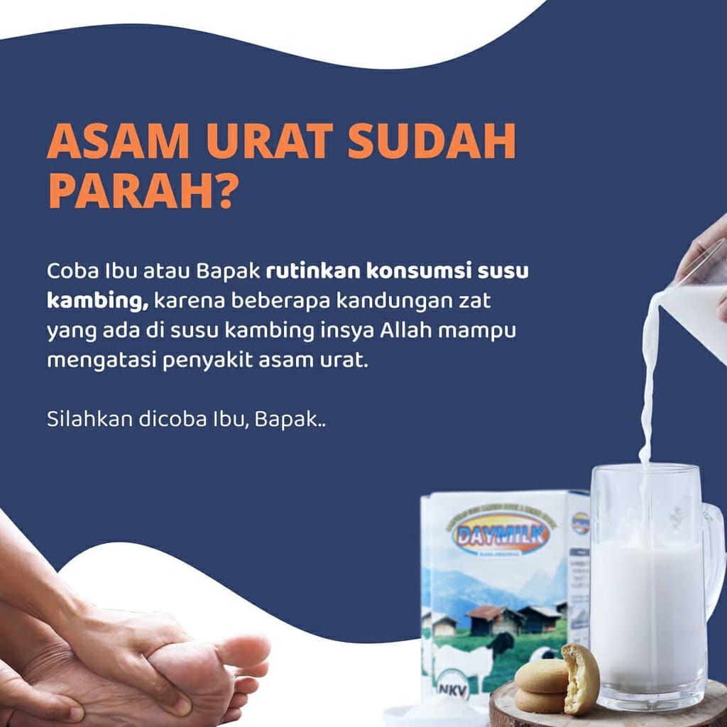 DAYMILK - SUSU KAMBING ETAWA PREMIUM PLATINUM LANCARKAN PERNAFASAN TULANG KEROPOS BRONCHITIS ASI BOOSTER