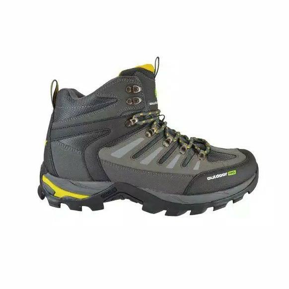 Sepatu Gunung Outdoor Pro Lynk Grey Waterproof - Sepatu Trekking Olah