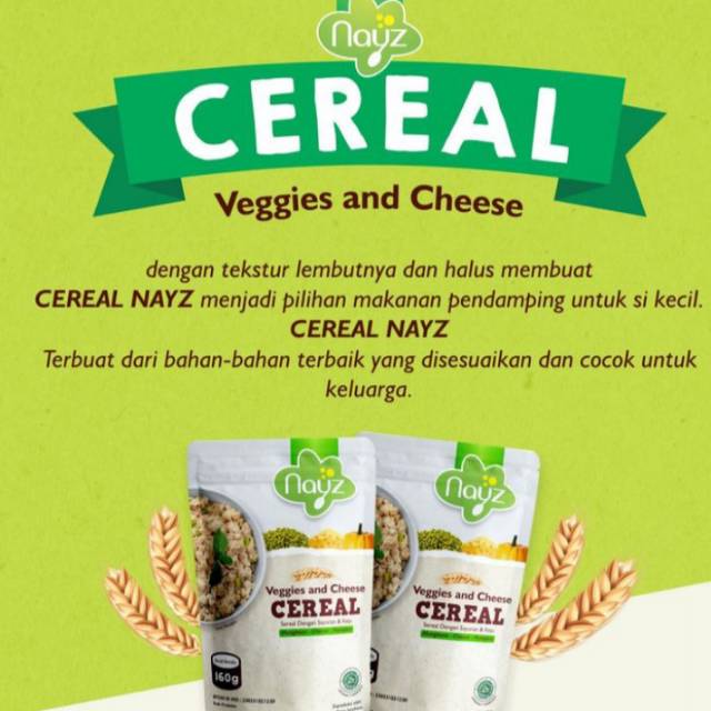 NAYZ Baby Cereal 160gr Oatmeal Sereal Bayi dan Lansia