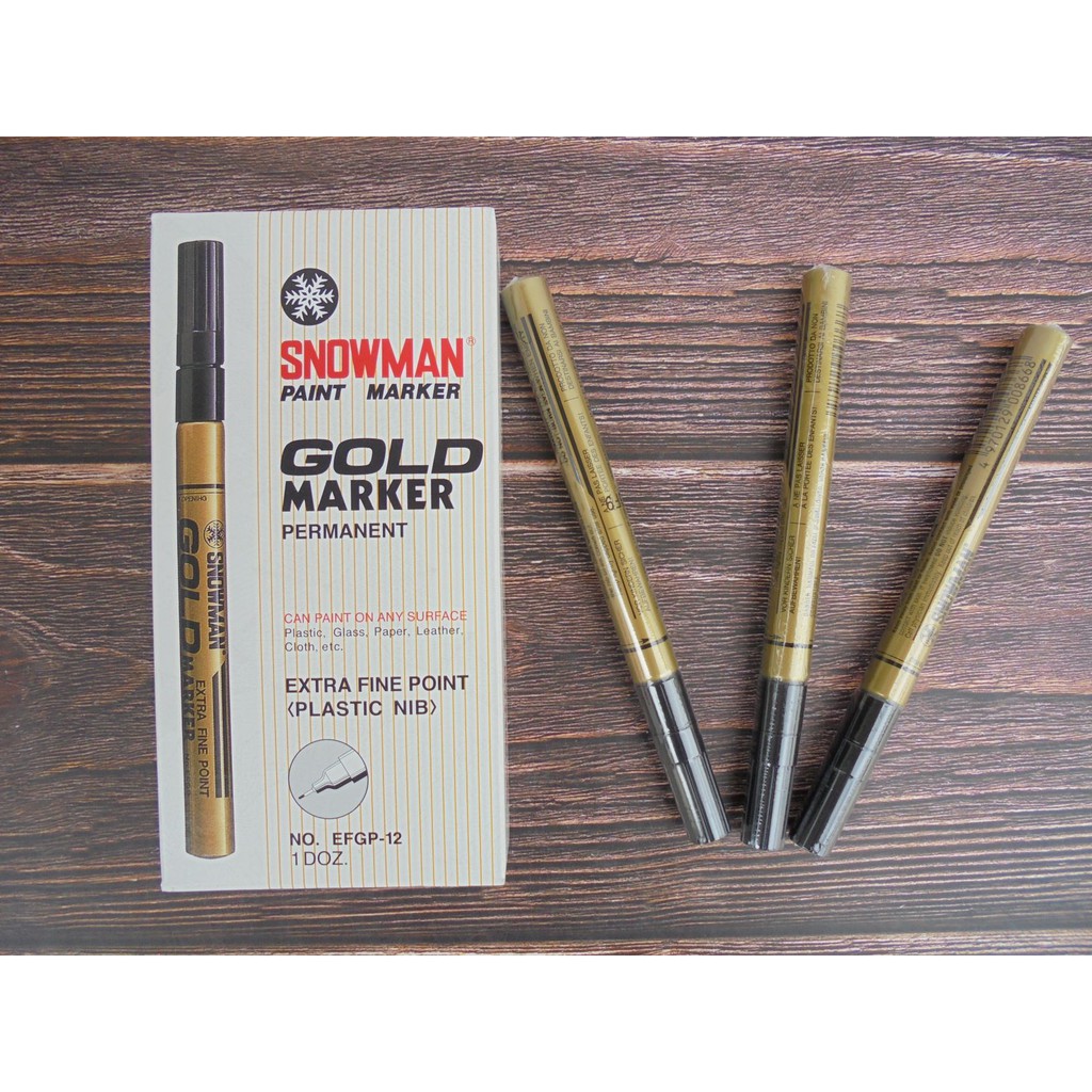 

Spidol Gold Snowman Marker EFGP-12 EF