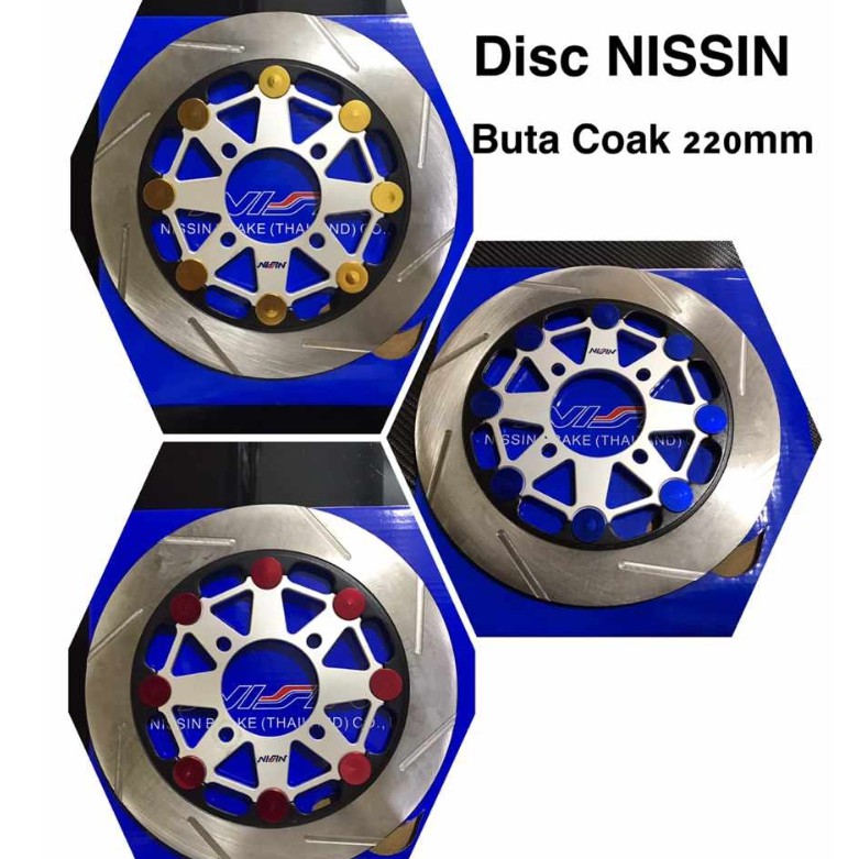 Disc Cakram Piringan Nissin Buta Coak 220mm Floating CNC Universal