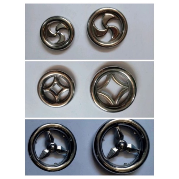 Gelang Stainless Steel Roda , Koin , Benz Aksesoris Pagar - Ornamen