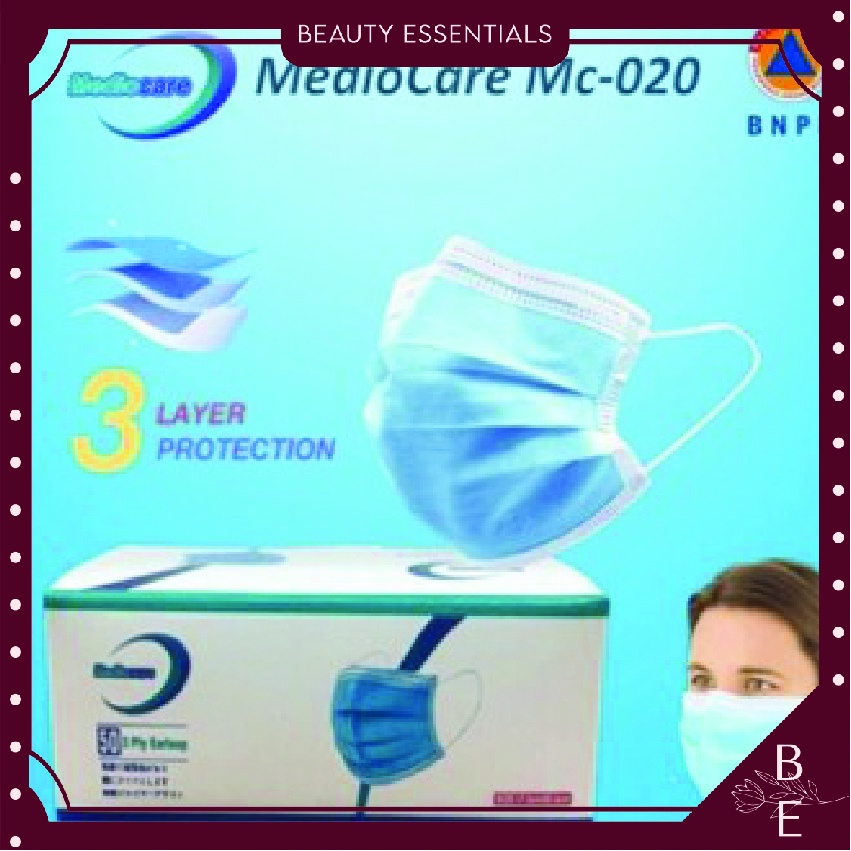 BEAUTY ESSENTIALS - MASKER 3 PLAY - FACEMASK IZIN BNPB ORIGINAL 50PCS (KOTAK MASKER RANDOM)