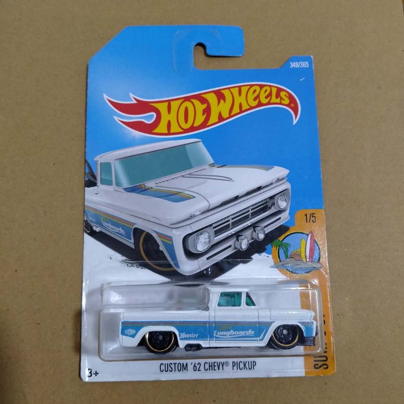 hotwheels 62 Chevy pick up putih