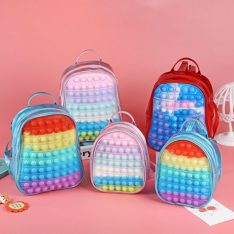 Tas Pop It Anak Fashion Oval dan Kotak