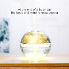 Alat Aroma Terapi Humidifier Aromatherapy LED Night Projection Lamp 500ml