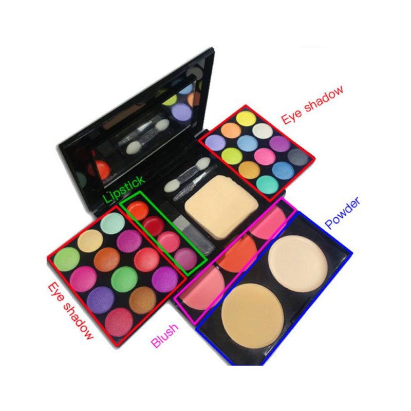 COD BIG PROMO MURAH Eyeshadow ADS Set 33 Warna Lengkap Palette Make Up Kit - Eyeshadow Palette