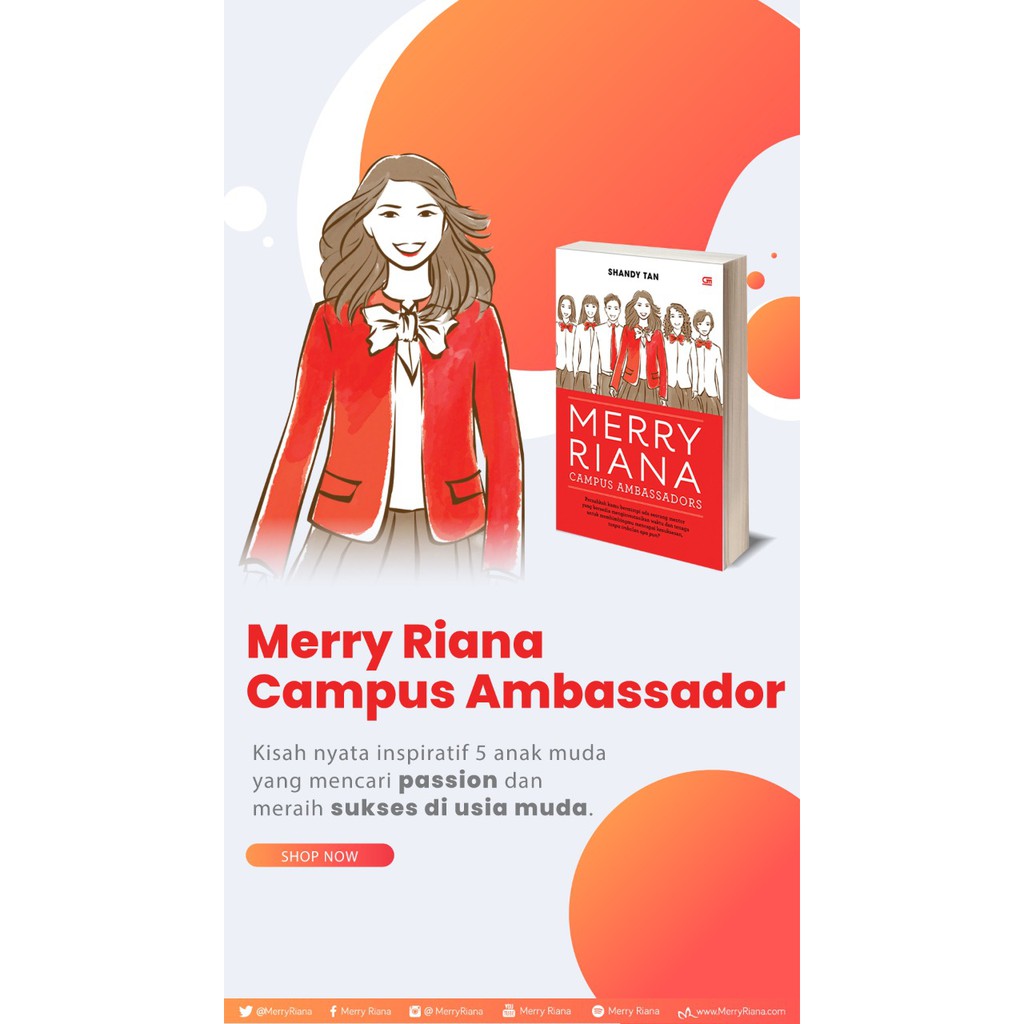 

Buku Merry Riana Campus Abassador